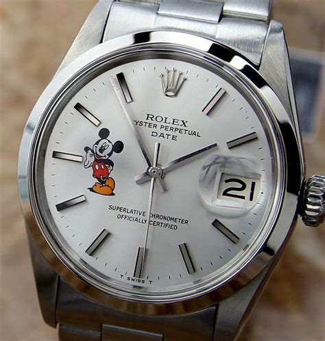 rolex mouse|rolex disney mickey mouse watch.